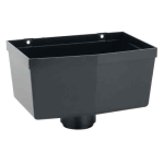 Osma Roundline Rainwater Gutter | Pipe & Fittings - OSMA 0T332 BLACK ...