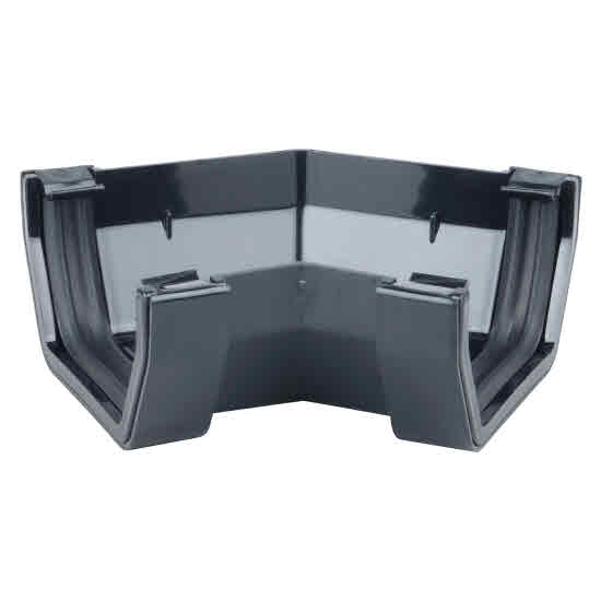 OSMA 4T804 BLACK 4 quot 45 DEGREE GUTTER ANGLE SQUARELINE R J Pryce