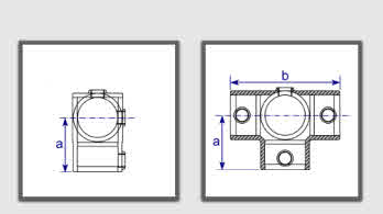 Interclamp 176  Side Outlet Tee Dimesions 